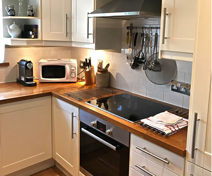 Interior photo of Church Cottage showing the kitchen